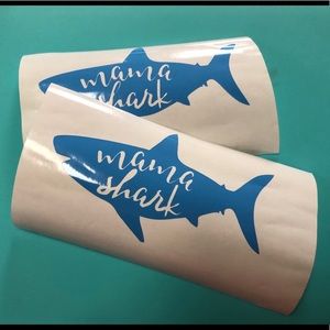Mama shark decal